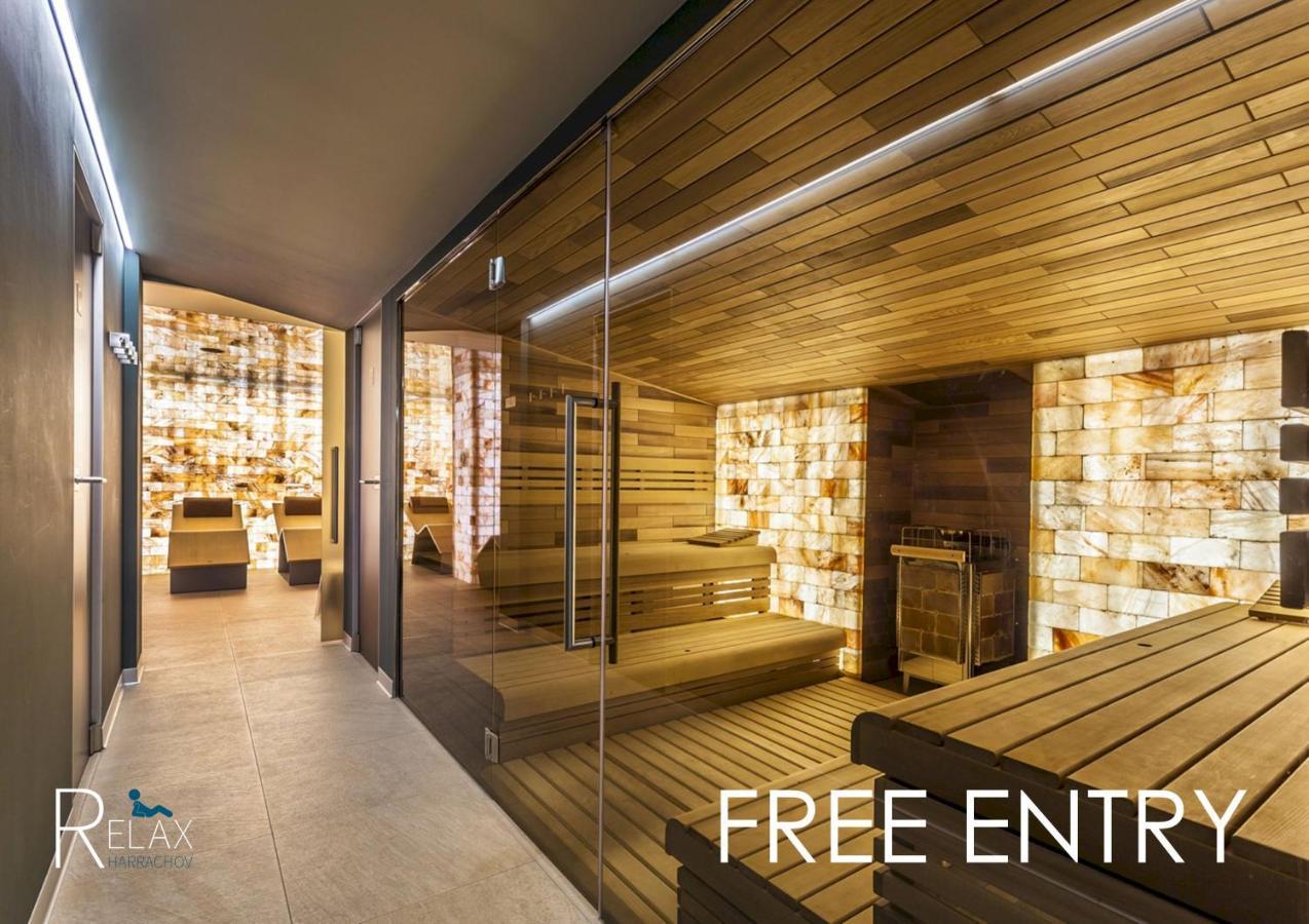 Wellness Haven: Luxurious Spa Apartment with Gaming & Gourmet Breakfast Harrachov Exterior photo